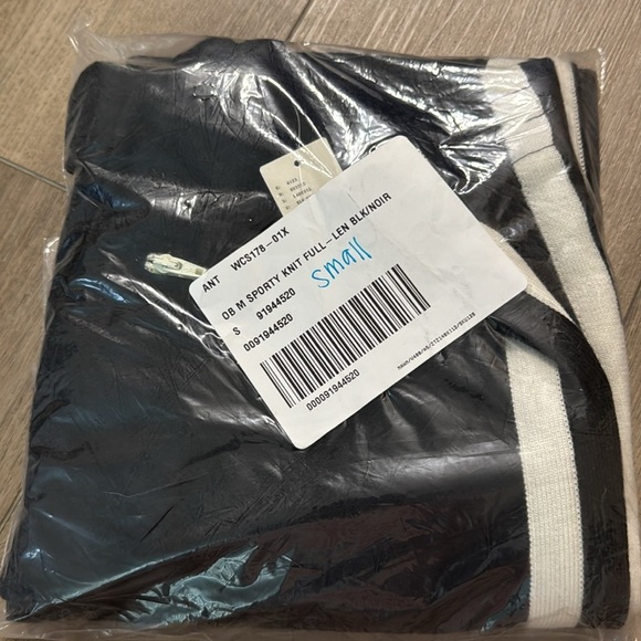 NWT! Anthropologie Black/White Maeve Pull-On Track Pants  🕸️ 🕶️ - Picture 9 of 9